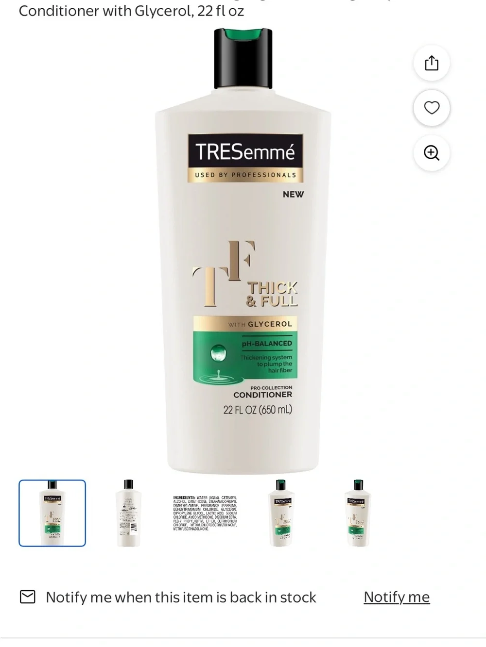 New Tresrmme Shampoo & Conditioner Set